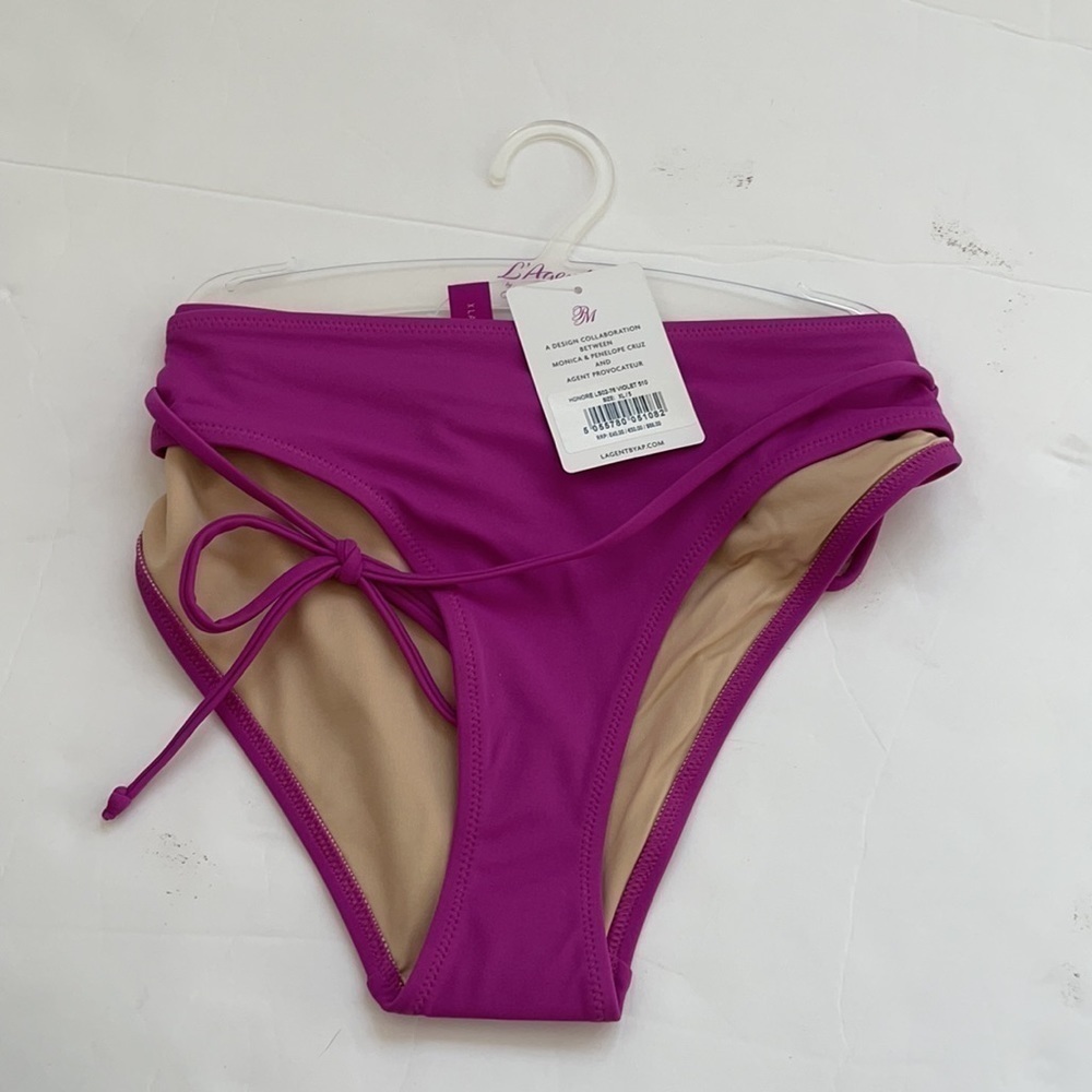 Lagent by Agent Provocateur Honore violet bikini bottoms XL NWT - Picture 6 of 8